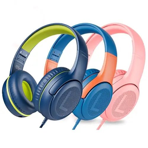 Cuffie stereo per bambini con microfono: comode e resistenti 