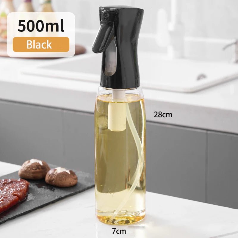 Kit flacone spray per olio d'oliva - Dispenser da cucina ricaricabile da 200/300/500 ml per cottura al forno, barbecue e insalate