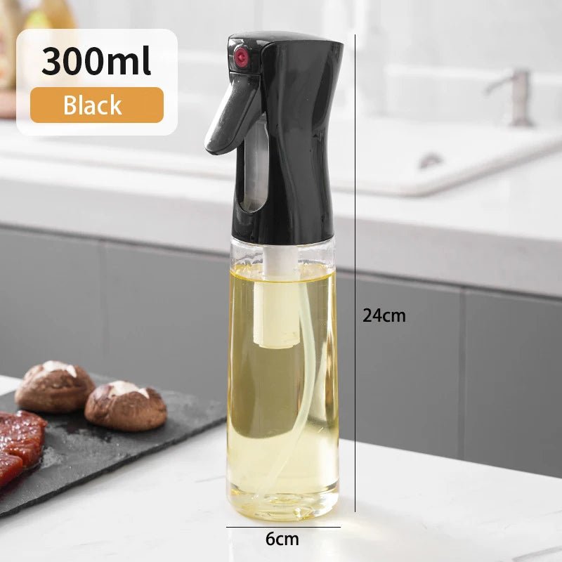 Kit flacone spray per olio d'oliva - Dispenser da cucina ricaricabile da 200/300/500 ml per cottura al forno, barbecue e insalate