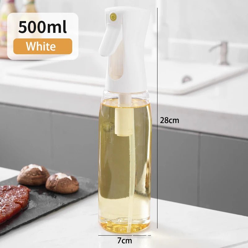 Kit flacone spray per olio d'oliva - Dispenser da cucina ricaricabile da 200/300/500 ml per cottura al forno, barbecue e insalate
