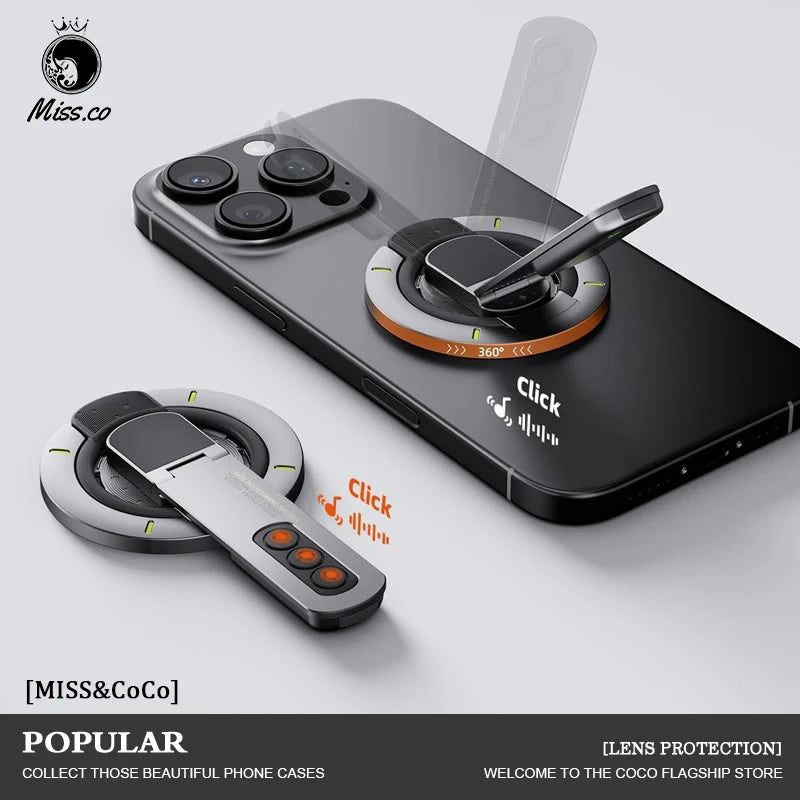 Magnetic MagSafe Ring Holder & Kickstand for iPhone | 3 in 1