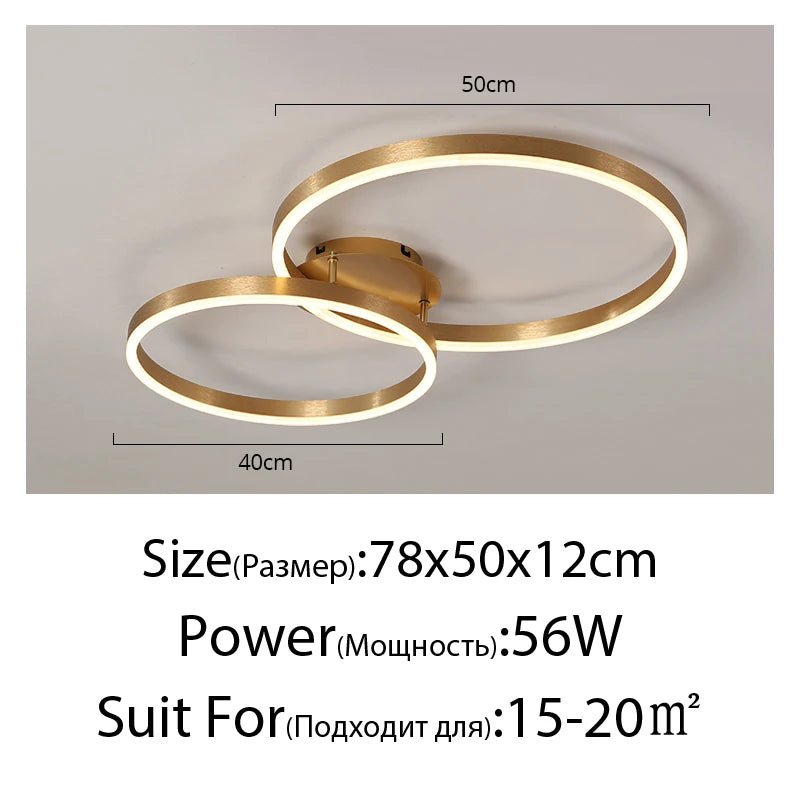 NordiGlo – Lampadario a LED in metallo nero lucido per interni domestici 