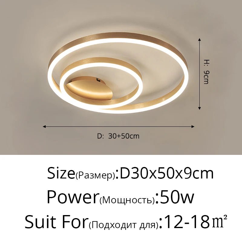 NordiGlo – Lampadario a LED in metallo nero lucido per interni domestici 