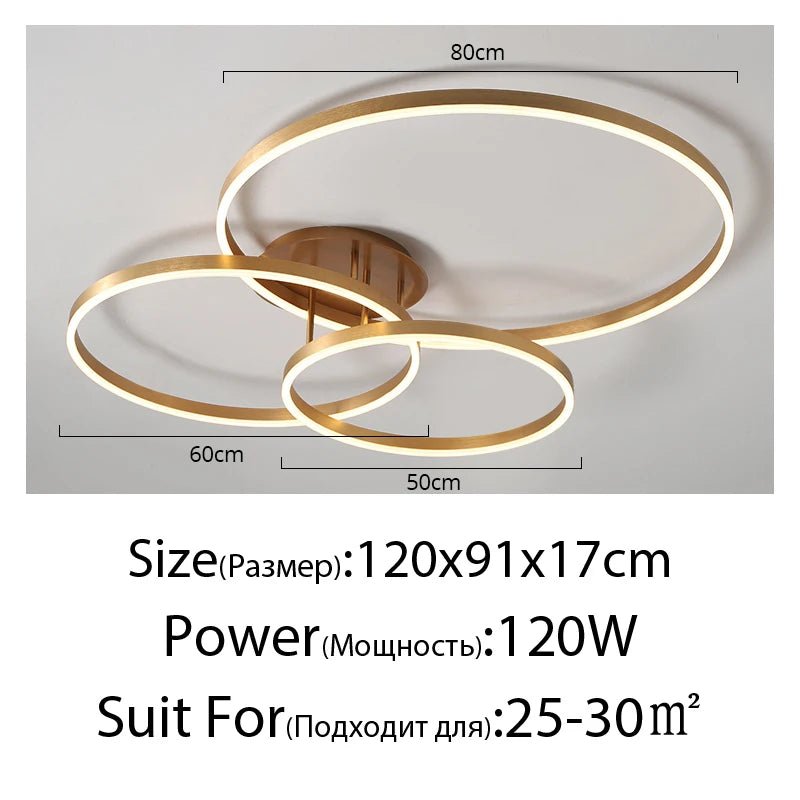 NordiGlo – Lampadario a LED in metallo nero lucido per interni domestici 