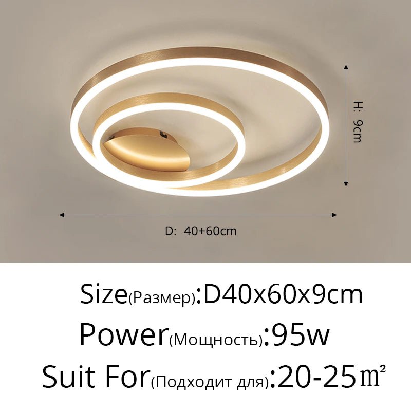 NordiGlo – Lampadario a LED in metallo nero lucido per interni domestici 