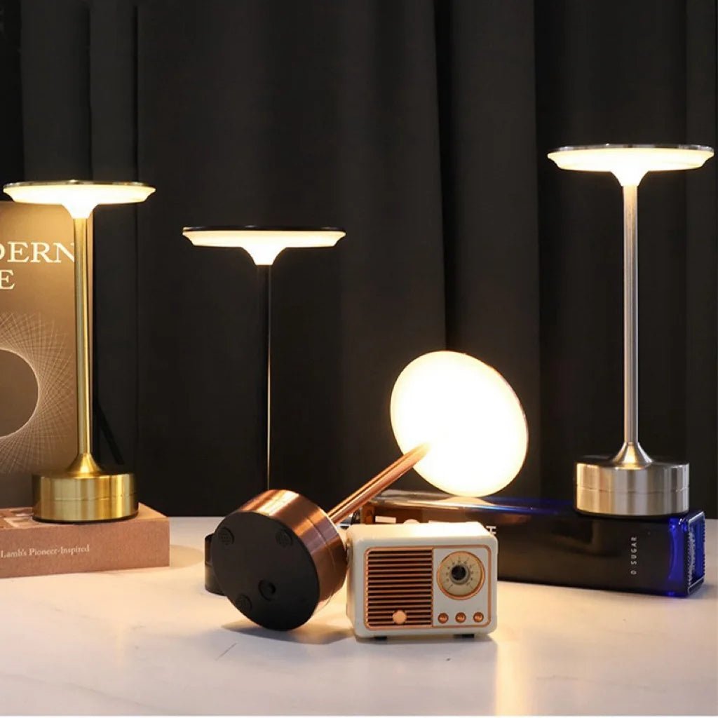 Lampada da scrivania LED portatile touch – Luce notturna wireless ricaricabile per lettura e decorazione