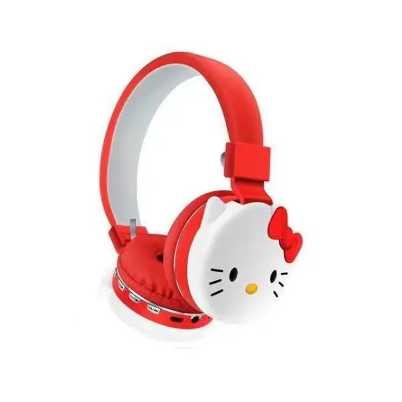 Cuffie wireless Hello Kitty – Auricolari rosa carini con microfono 