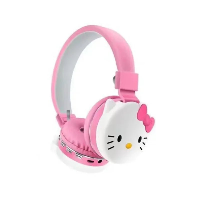 Cuffie wireless Hello Kitty – Auricolari rosa carini con microfono 