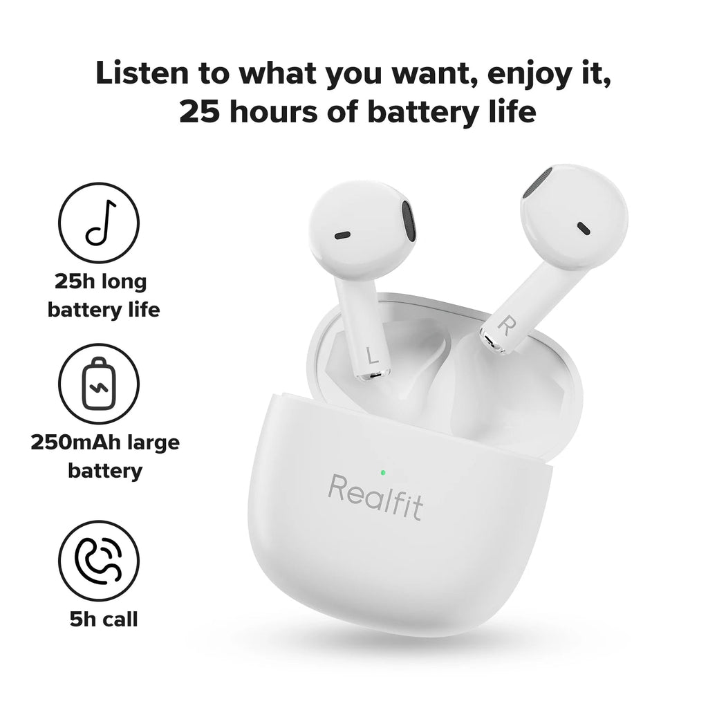 TWS Bluetooth Earbuds – HiFi Sound Wireless Earphones for Xiaomi, Realme & Android Devices